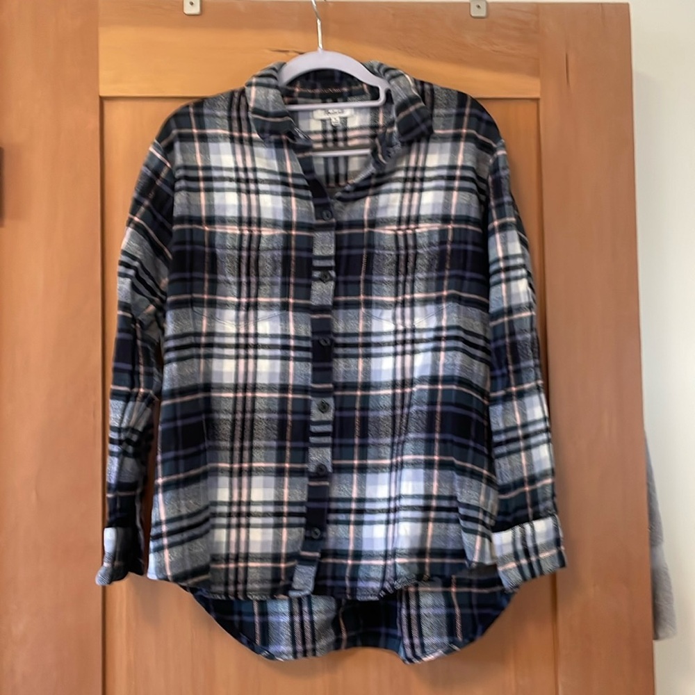Madewell Plaid Flannel Button Up